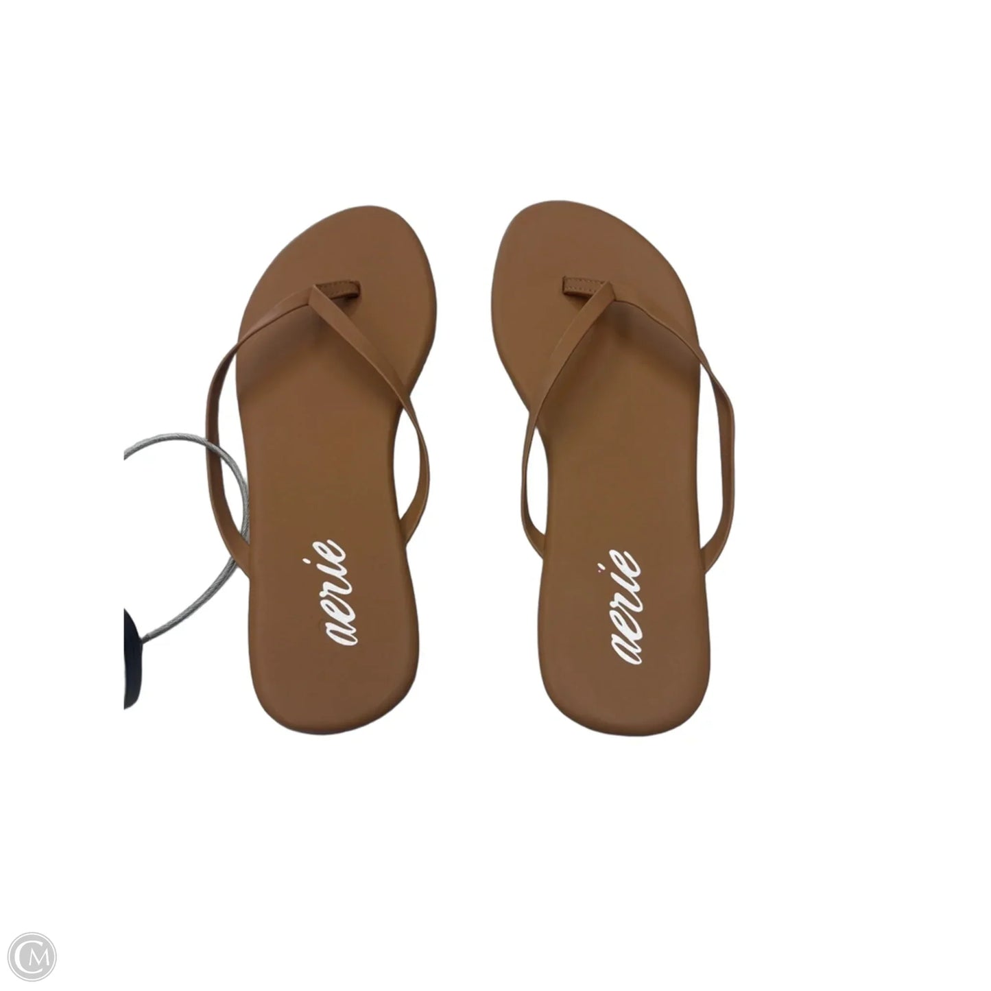 Sandals Flip Flops By Aerie In Tan, Size: 8