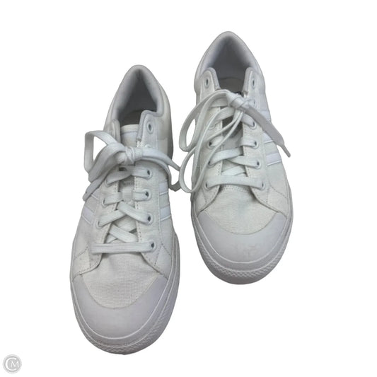 Shoes Sneakers By Adidas In Cream & White, Size: 7.5