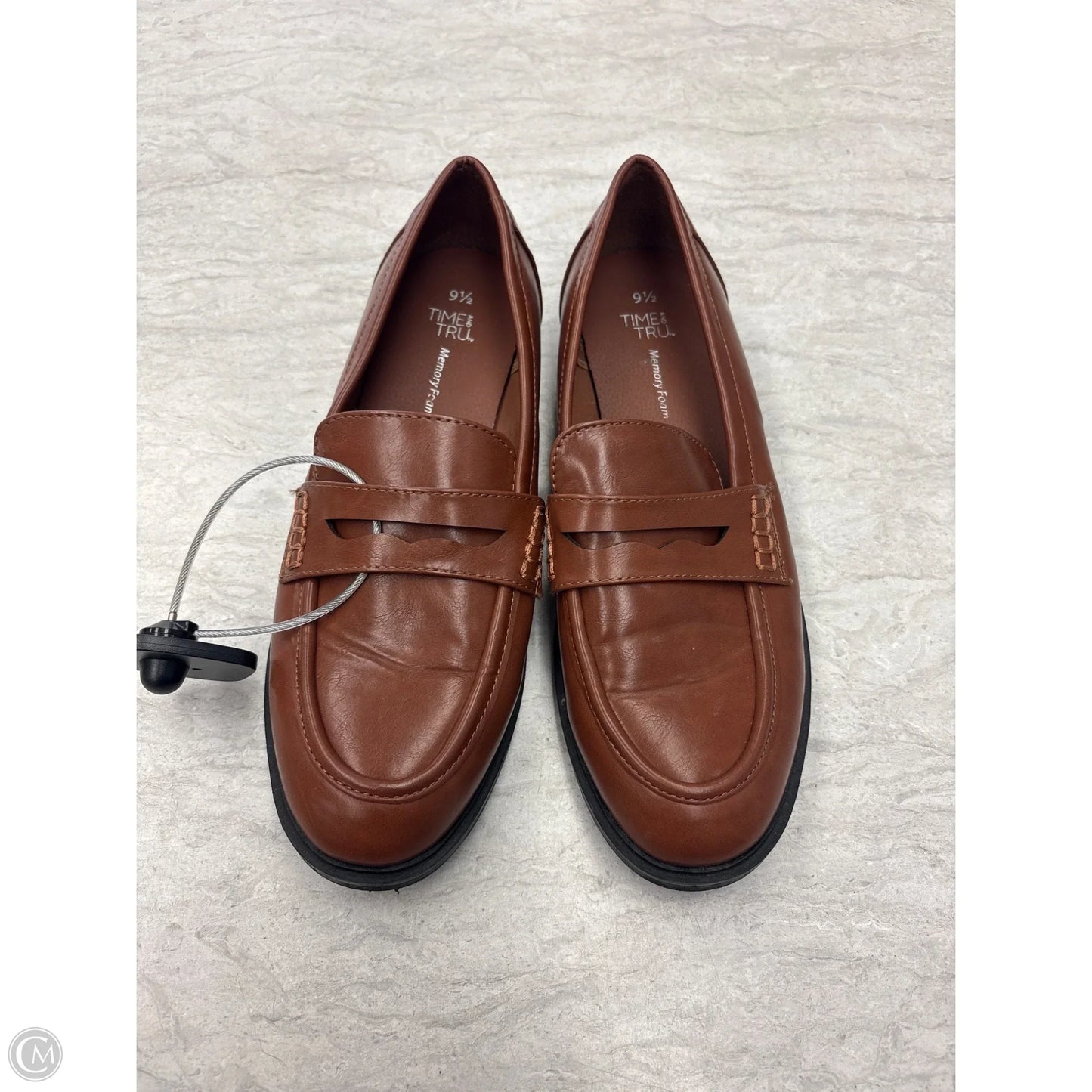 Shoes Flats By Time And Tru In Brown, Size: 9.5