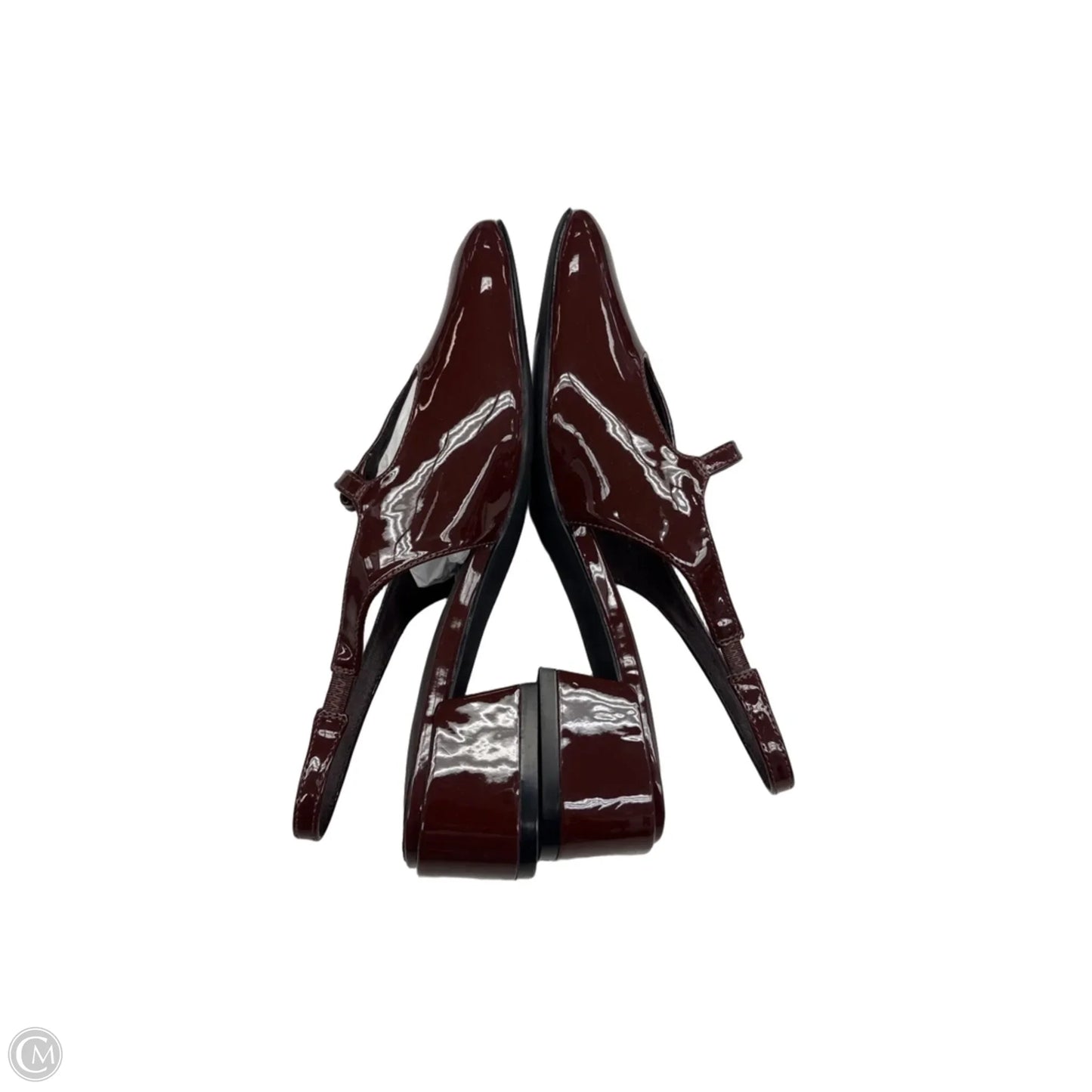 Shoes Heels Block By Clothes Mentor In Brown, Size: 7.5