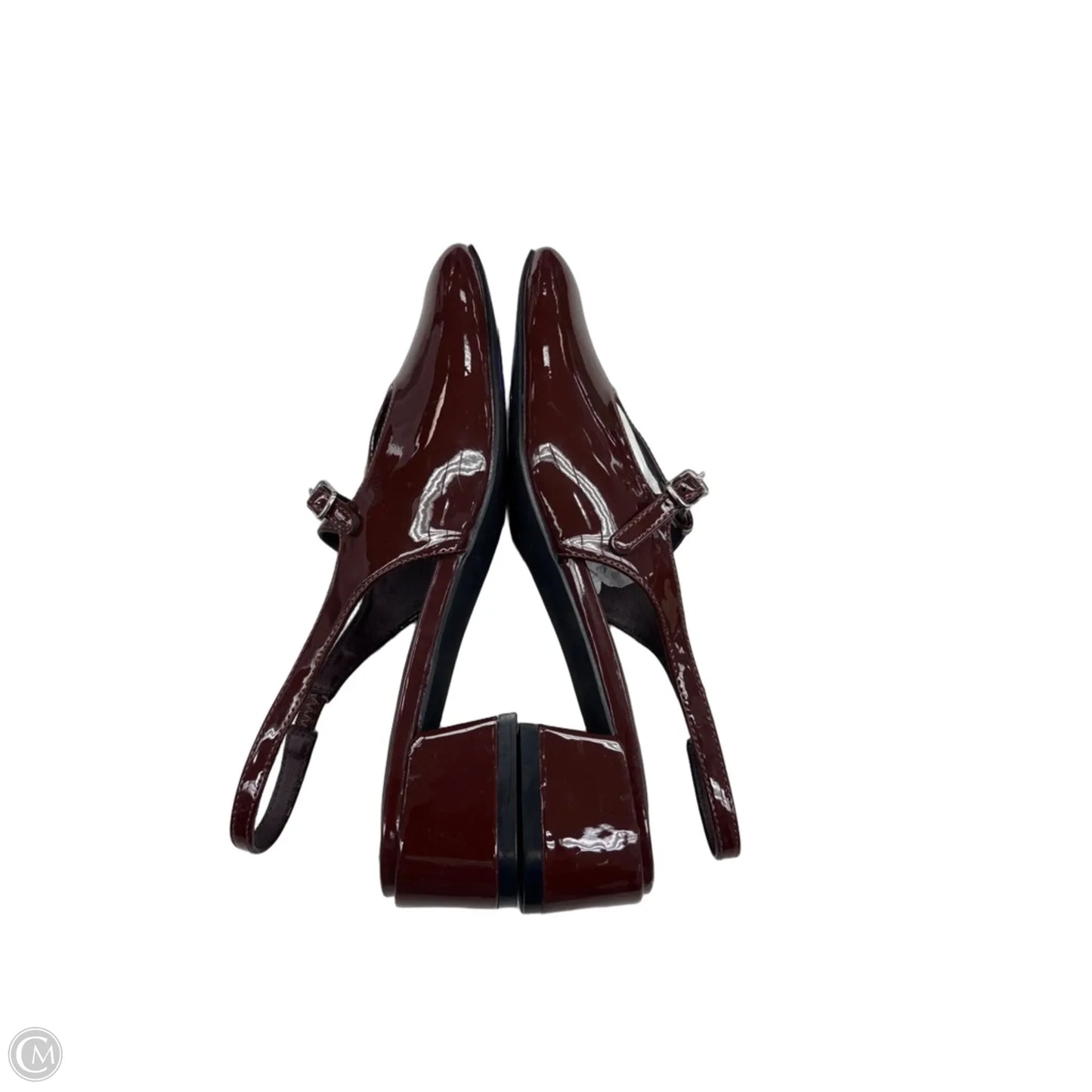 Shoes Heels Block By Clothes Mentor In Brown, Size: 7.5