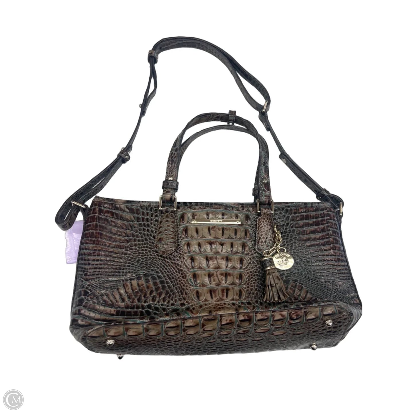 Handbag Designer By Brahmin, Size: Medium