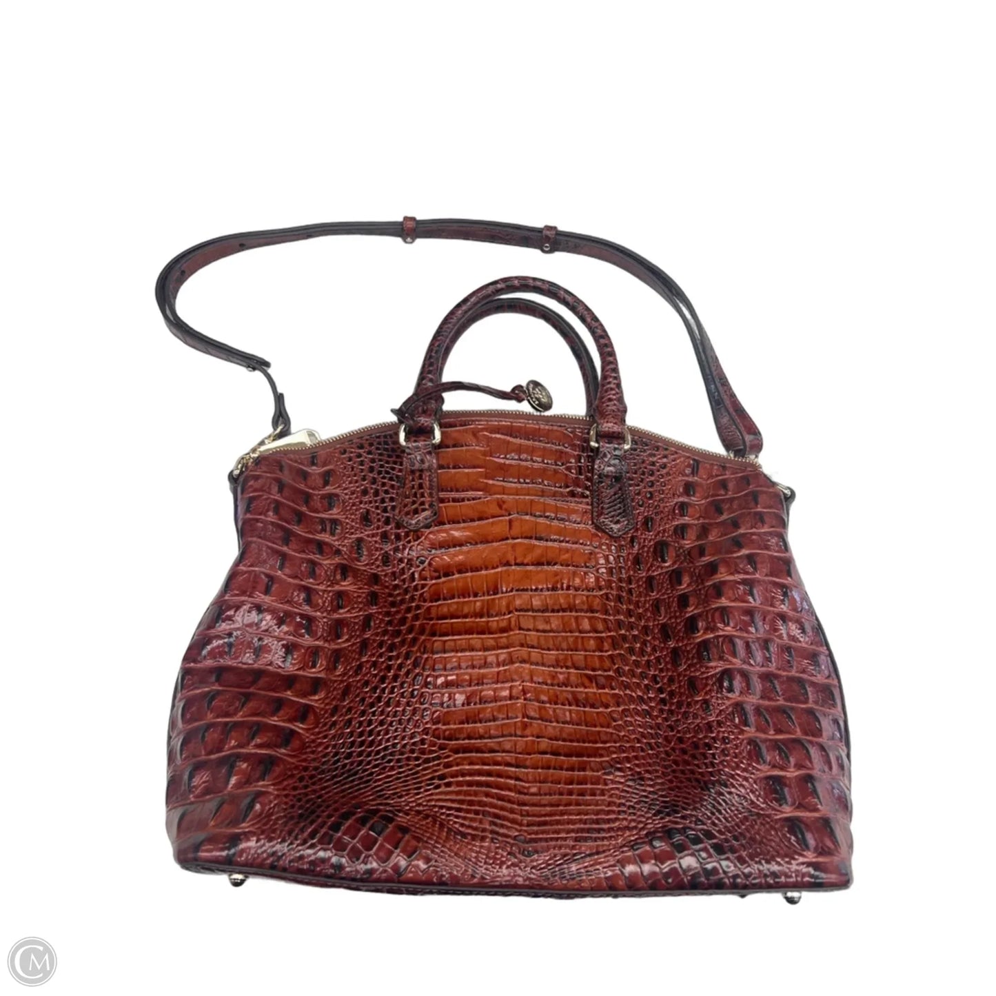 Handbag Designer By Brahmin, Size: Large