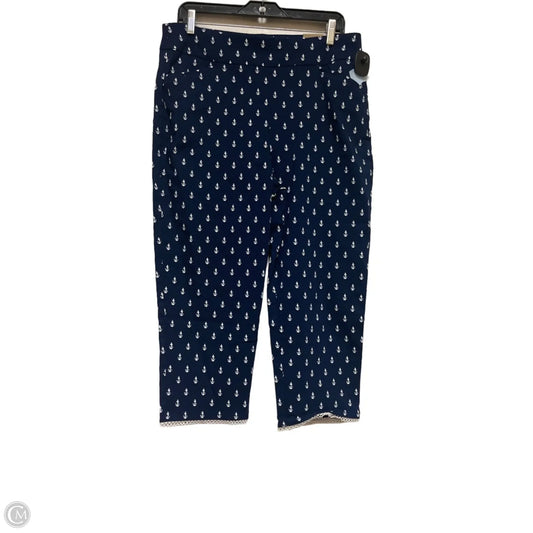 Pants Cropped By Chicos In Navy, Size: L