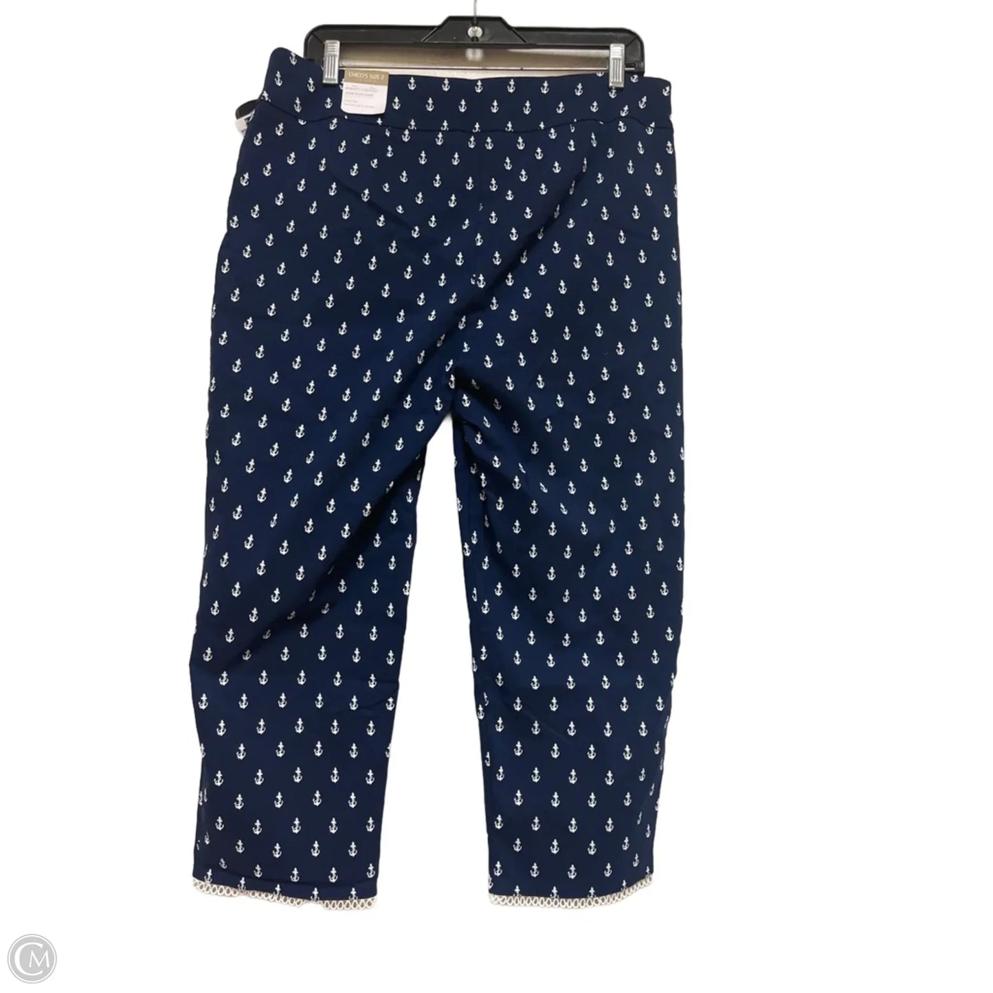 Pants Cropped By Chicos In Navy, Size: L