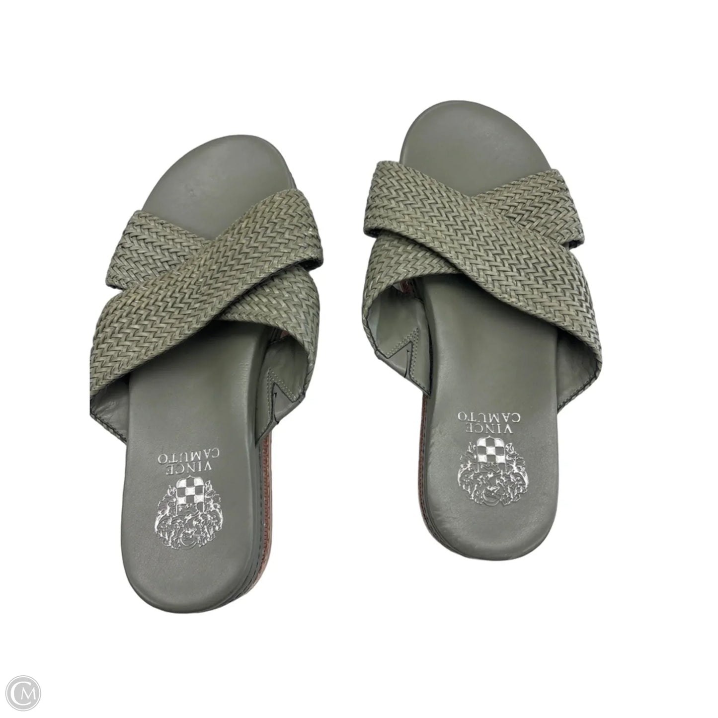 Sandals Heels Platform By Vince Camuto In Green, Size: 9