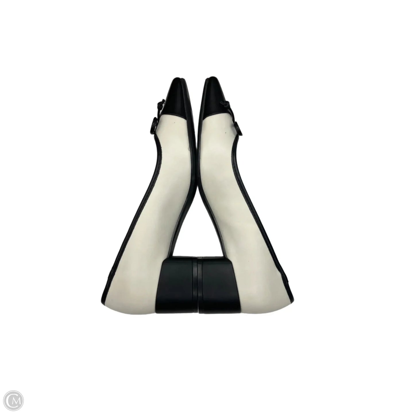 Shoes Heels Block By Liz Claiborne In Black & Tan, Size: 8.5