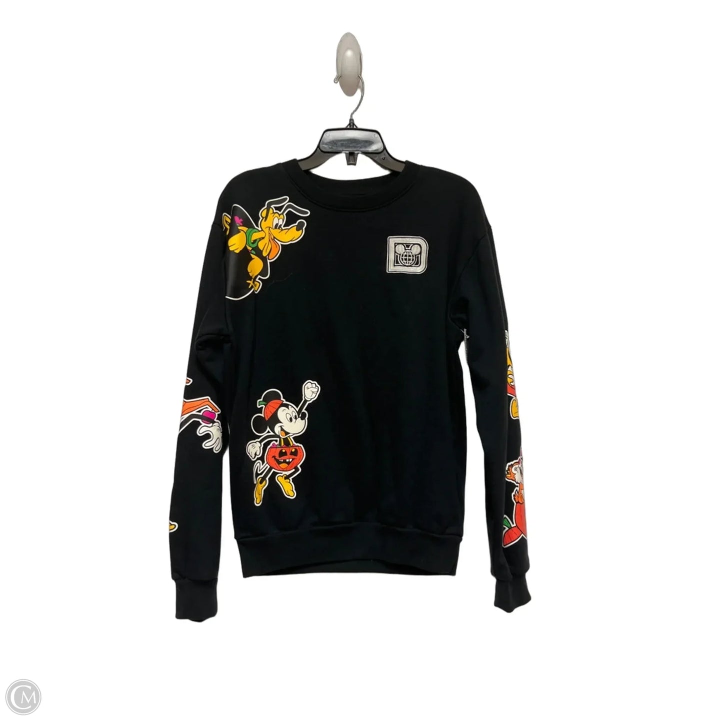 Sweatshirt Crewneck By Disney Store In Black, Size: S