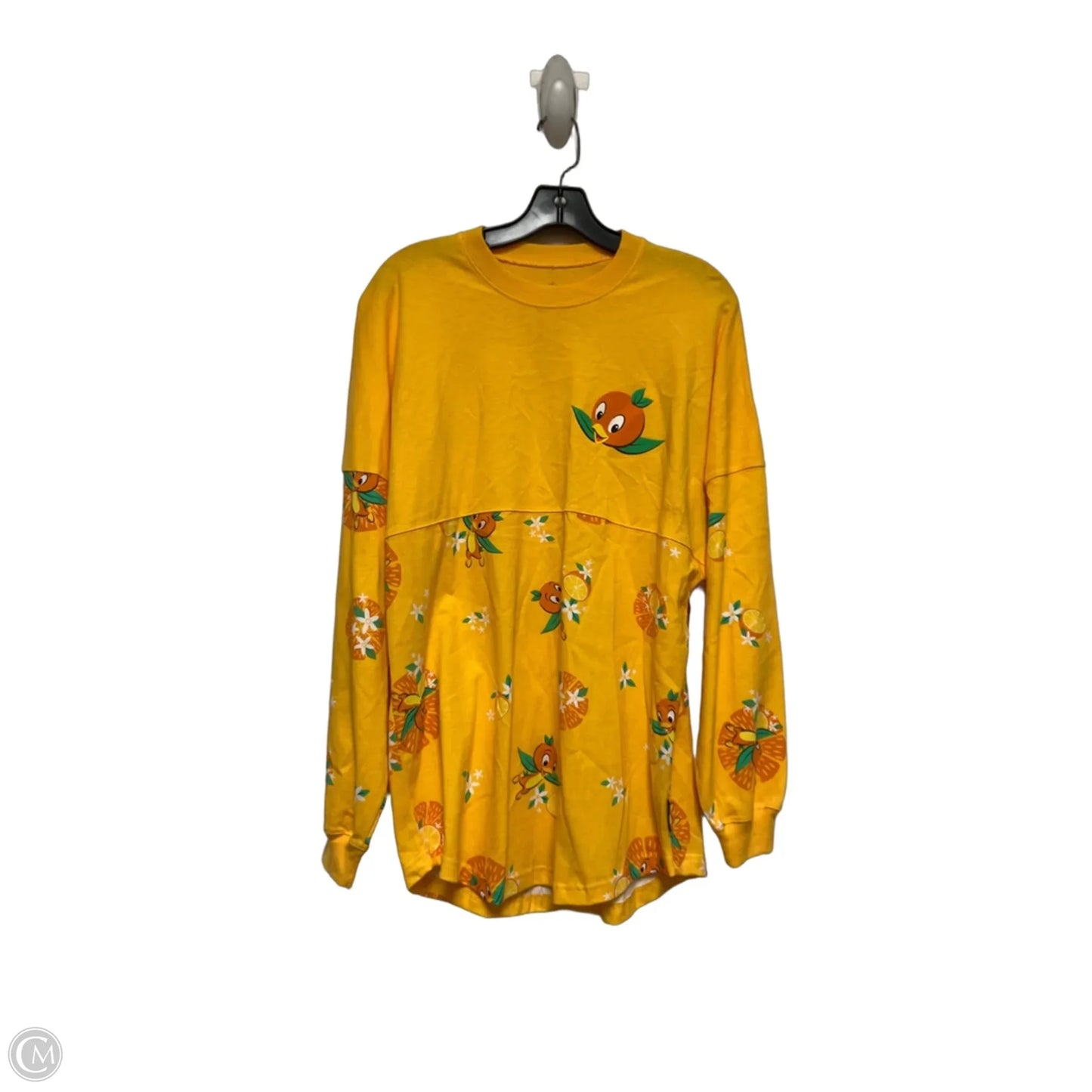 Top Long Sleeve By Disney Store In Orange, Size: S