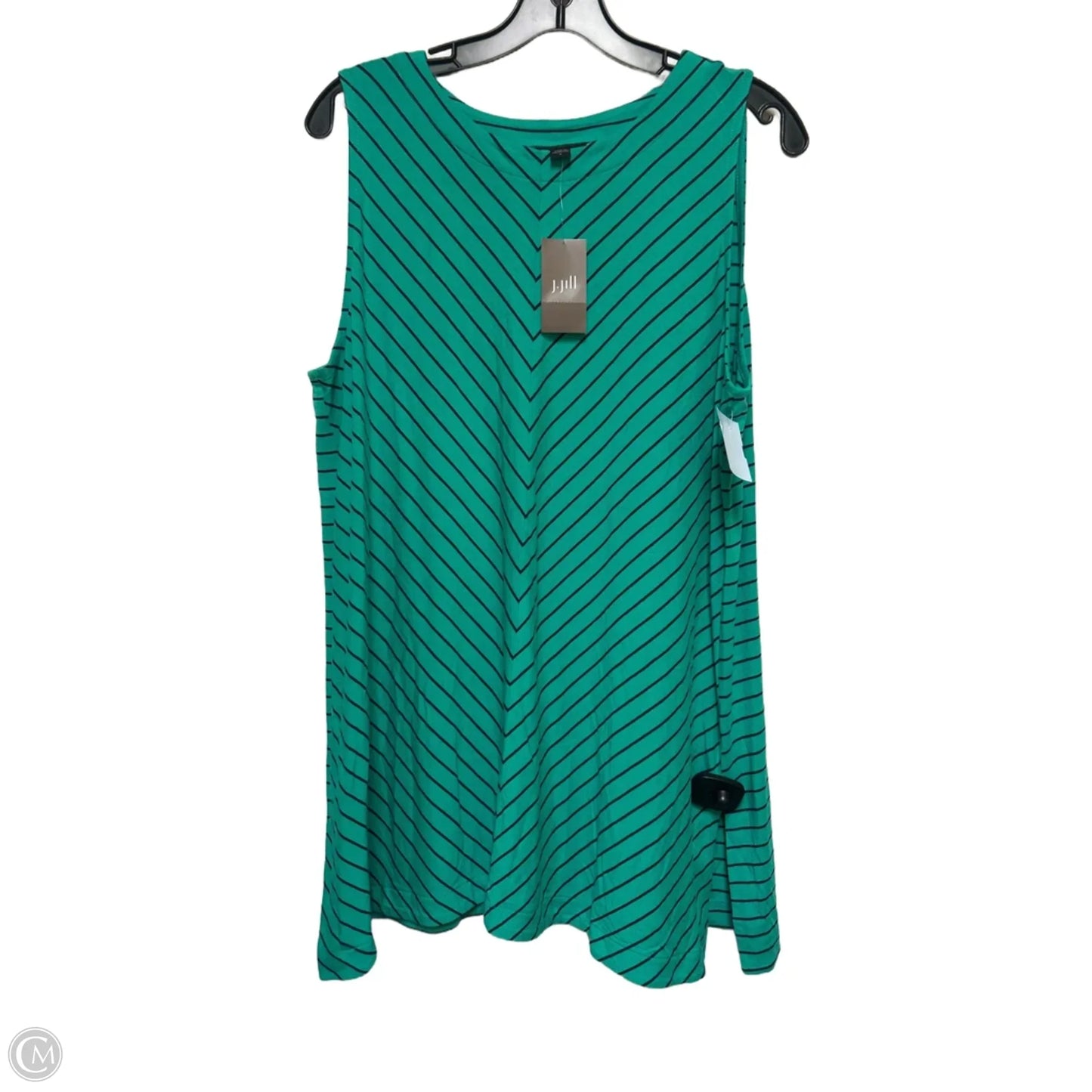 Top Sleeveless Basic By J. Jill In Green, Size: L