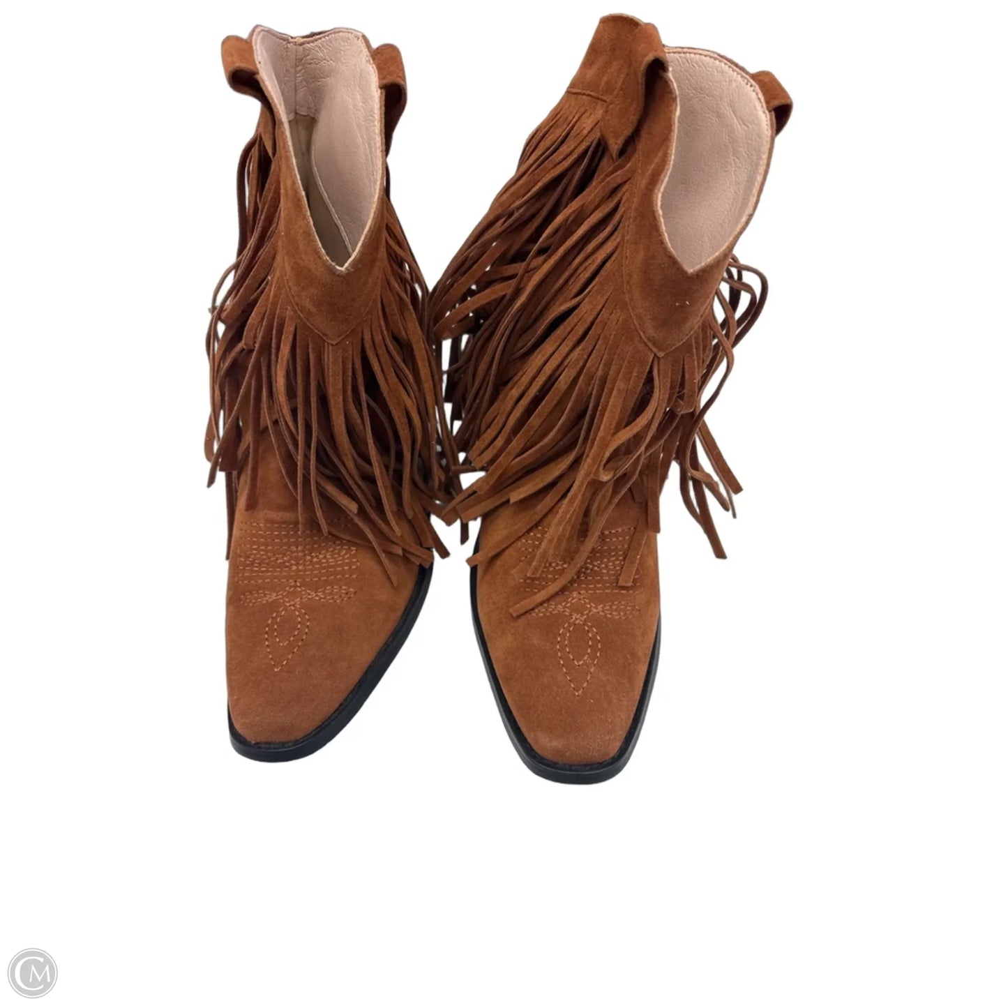 Boots Western By Clothes Mentor In Brown, Size: 6