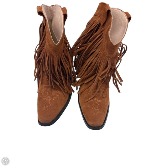 Boots Western By Clothes Mentor In Brown, Size: 6