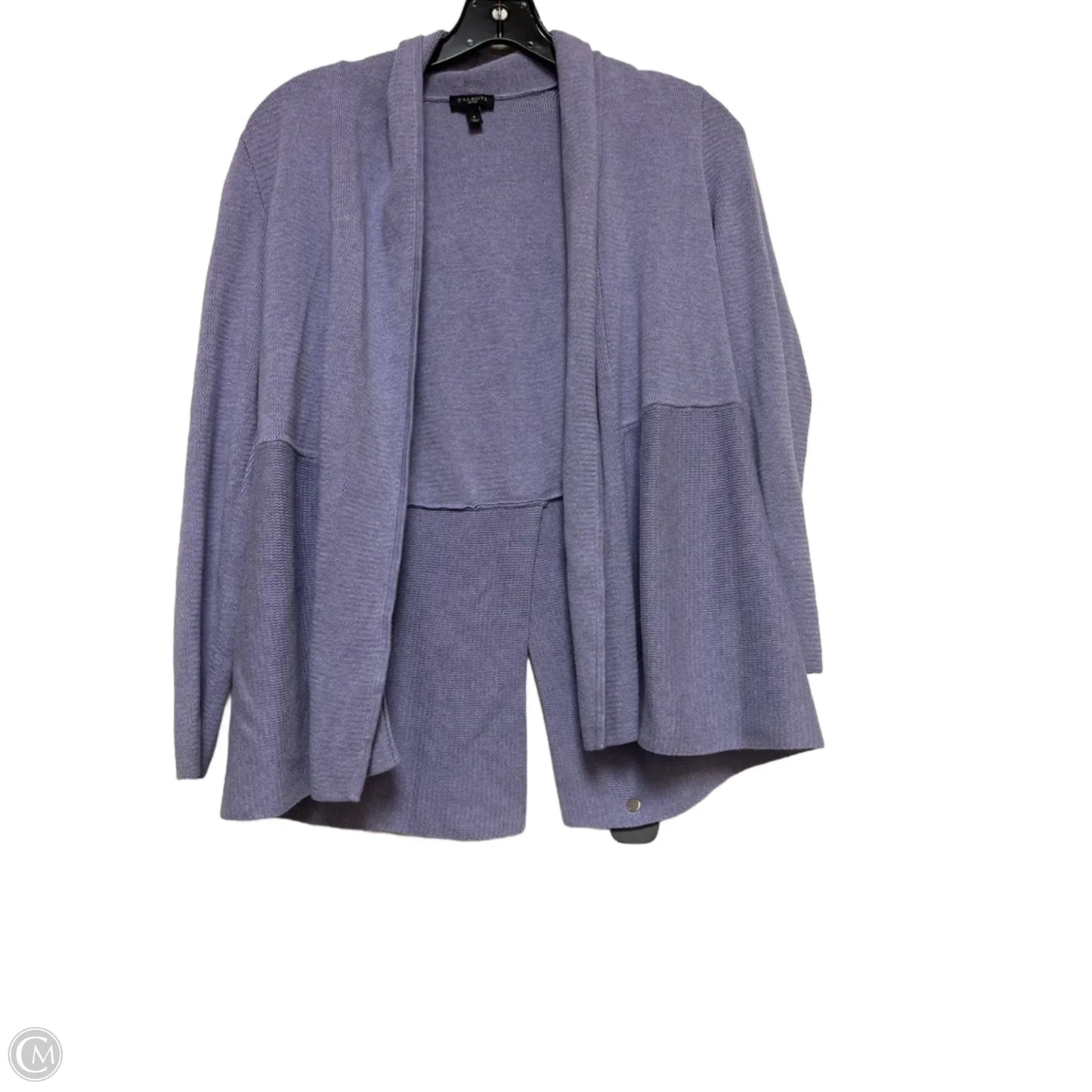 Sweater Cardigan By Talbots In Purple, Size: Xsp