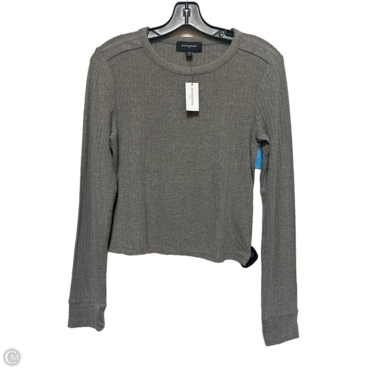 Top Long Sleeve By Banana Republic In Grey, Size: Xs