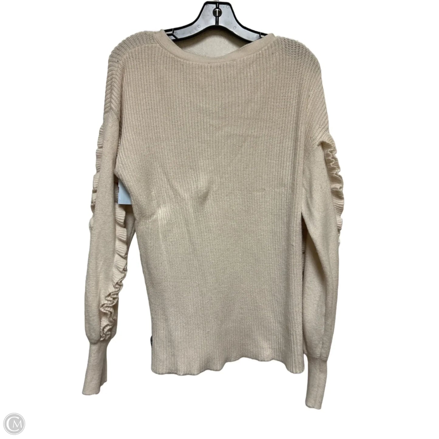 Sweater By Express In Cream, Size: S