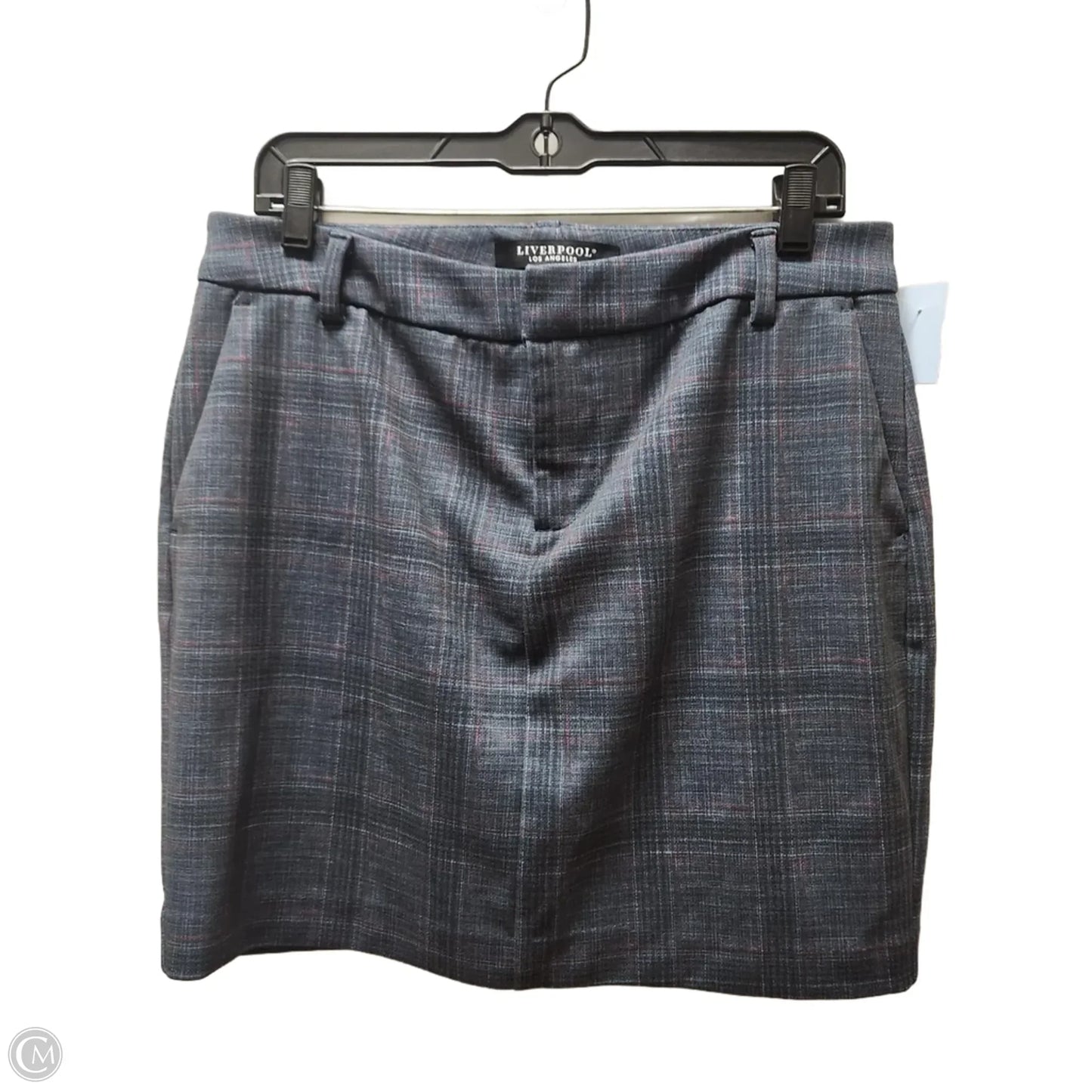 Skirt Mini & Short By Liverpool In Blue & Purple, Size: 8