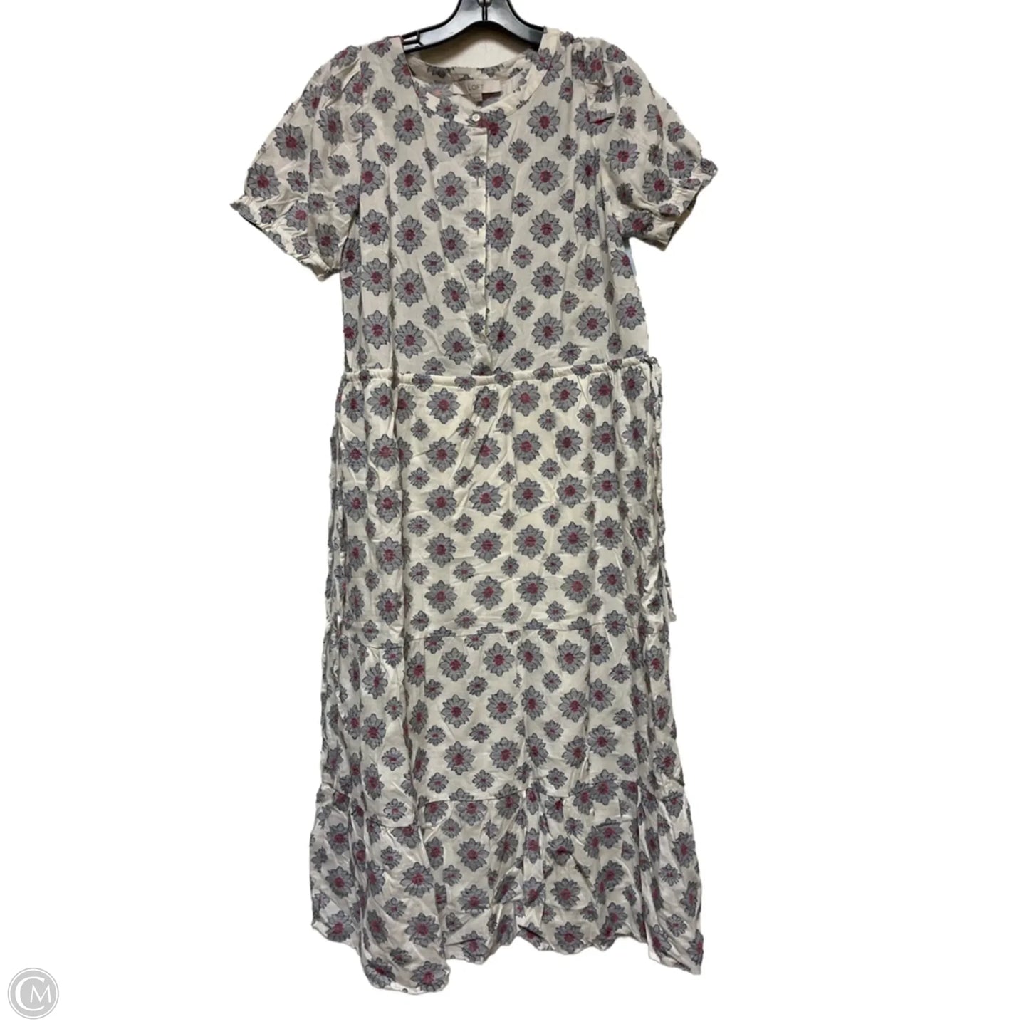 Dress Casual Maxi By Loft In Floral Print, Size: M