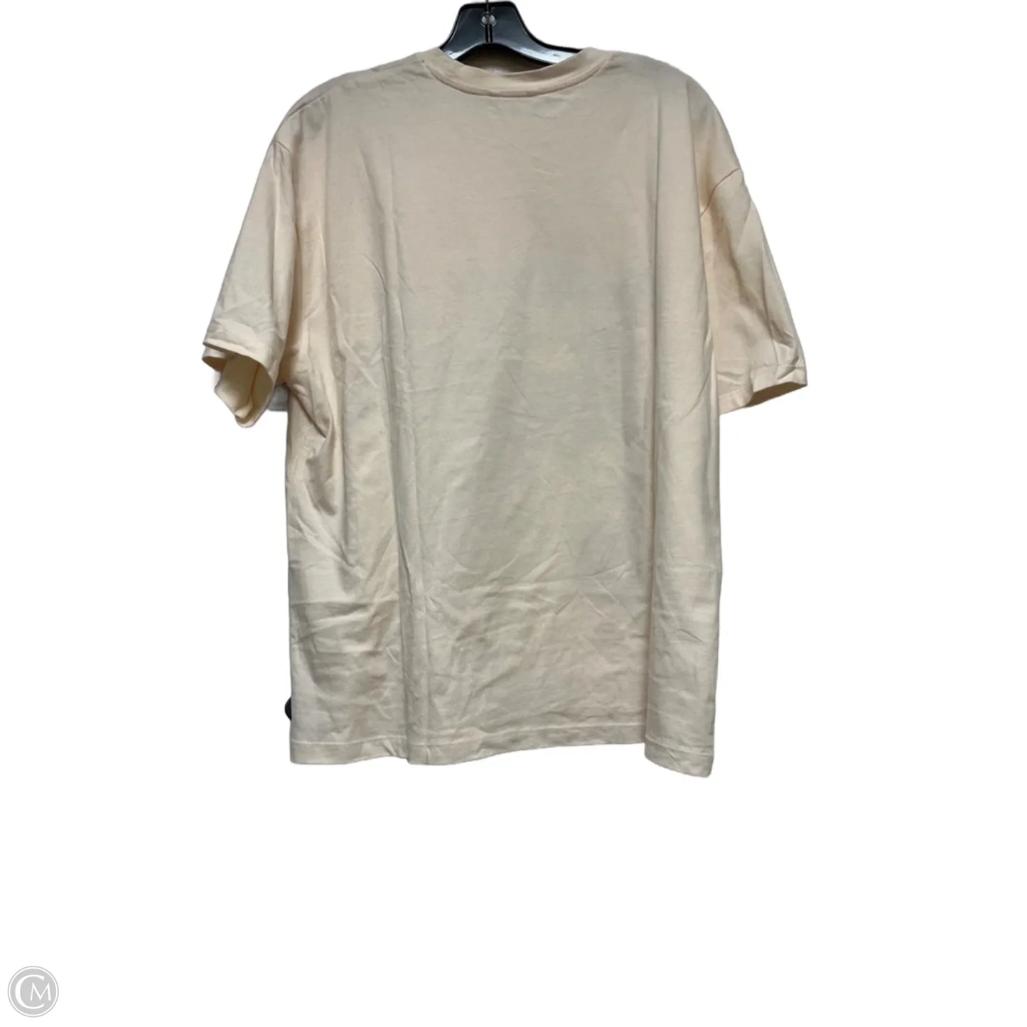 Top Short Sleeve Basic By Zara In Cream, Size: Xl