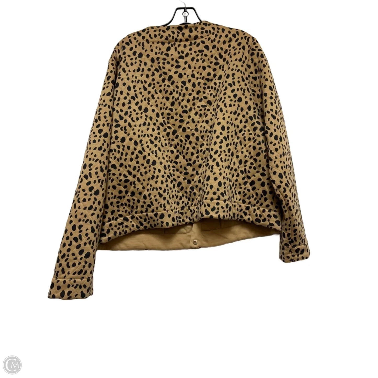 Sweater Cardigan By Crown And Ivy In Animal Print, Size: Xxl