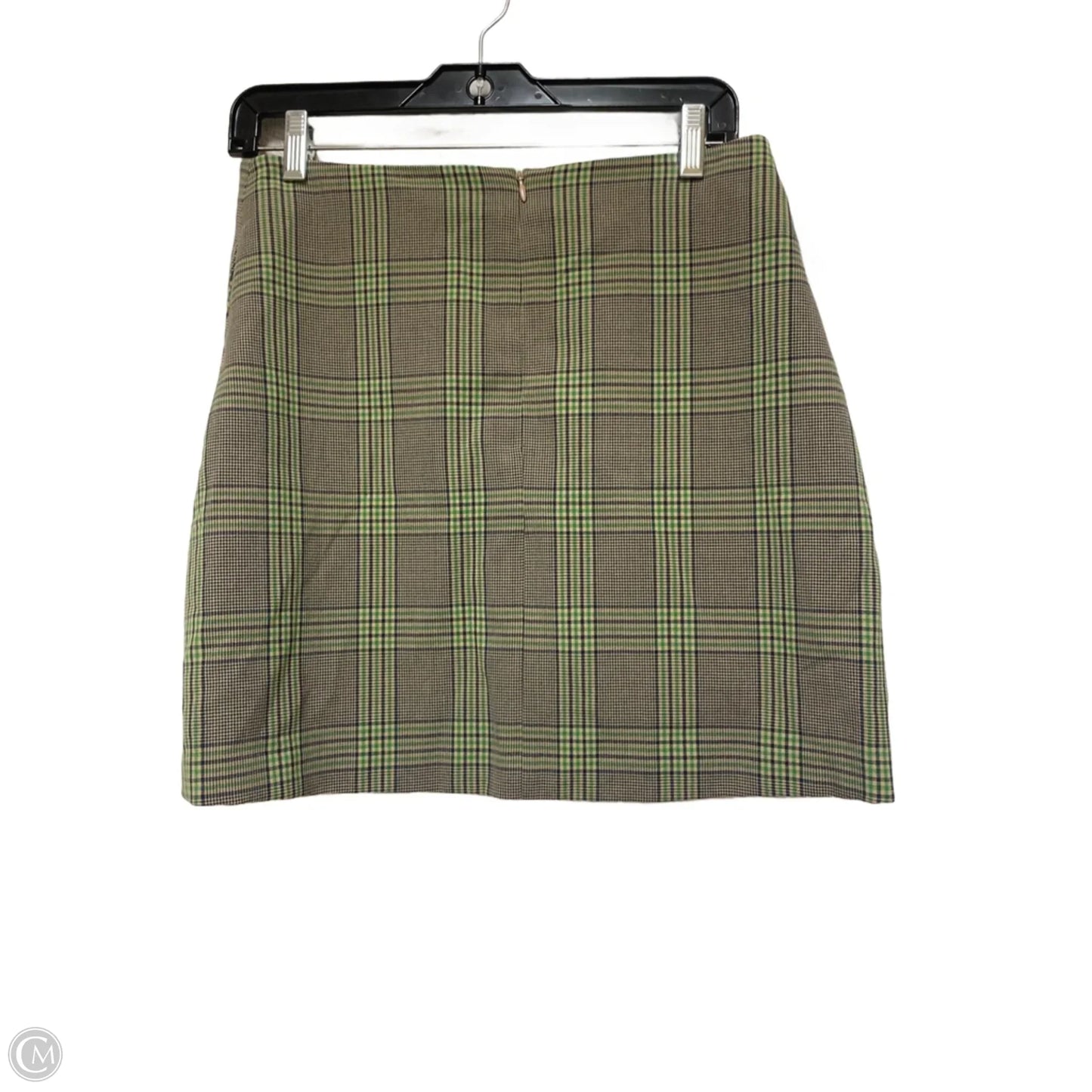 Skirt Mini & Short By Wilfred In Plaid Pattern, Size: 10