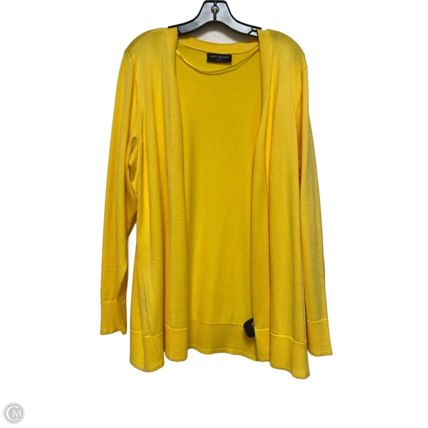 Cardigan By Lane Bryant In Yellow, Size: 2x