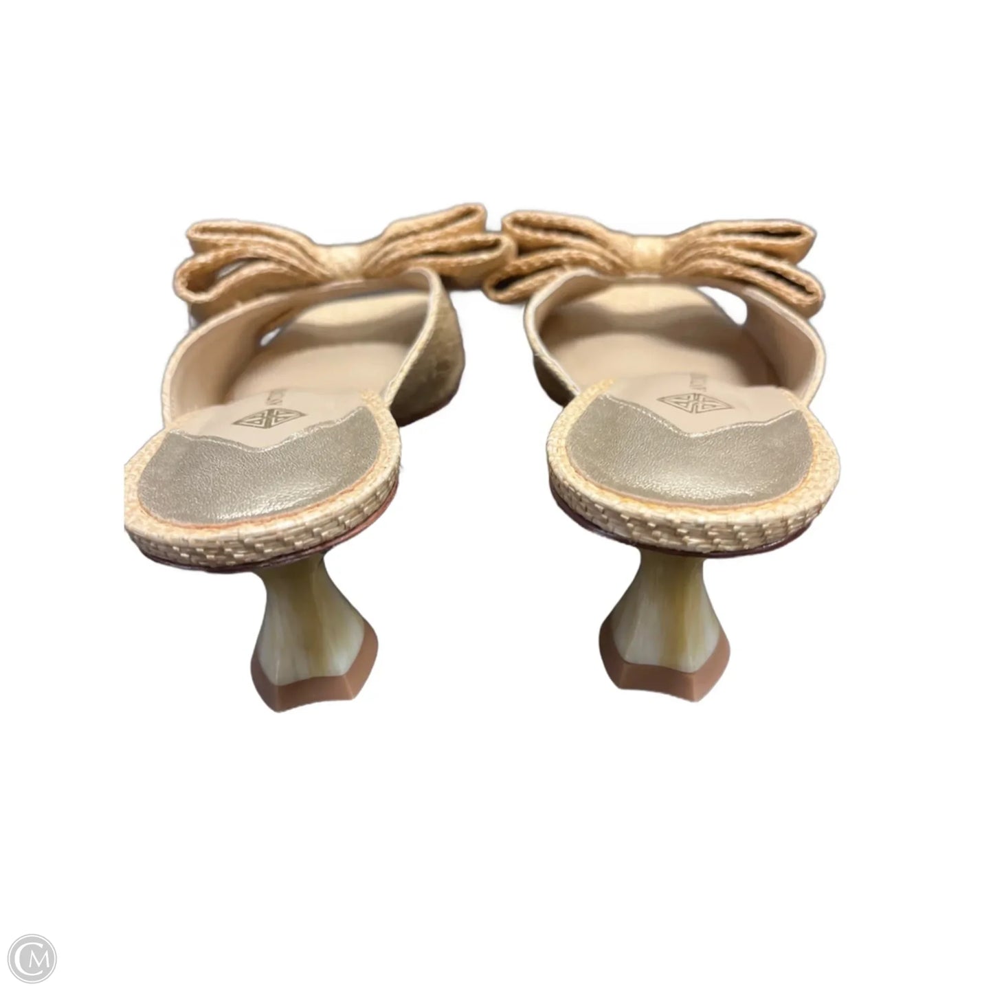 Sandals Heels Kitten By Antonio Melani In Tan, Size: 8.5