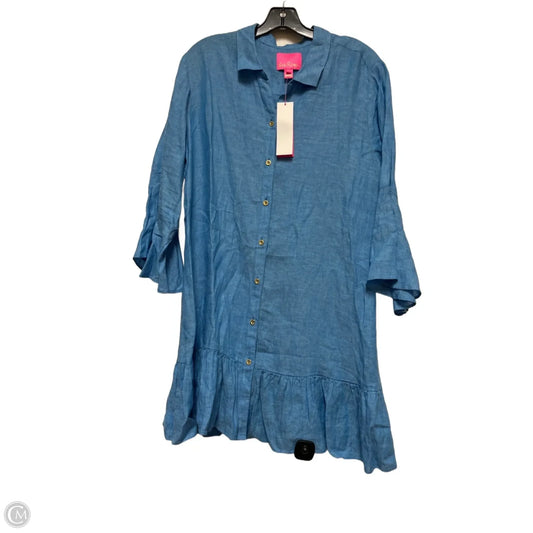 Dress Designer By Lilly Pulitzer In Blue, Size: Xl