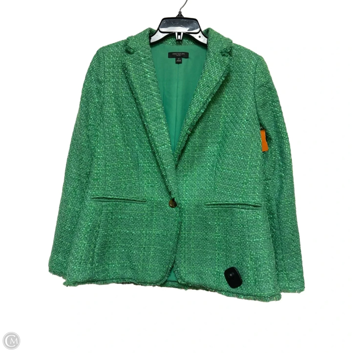 Blazer By Ann Taylor In Green, Size: Lp