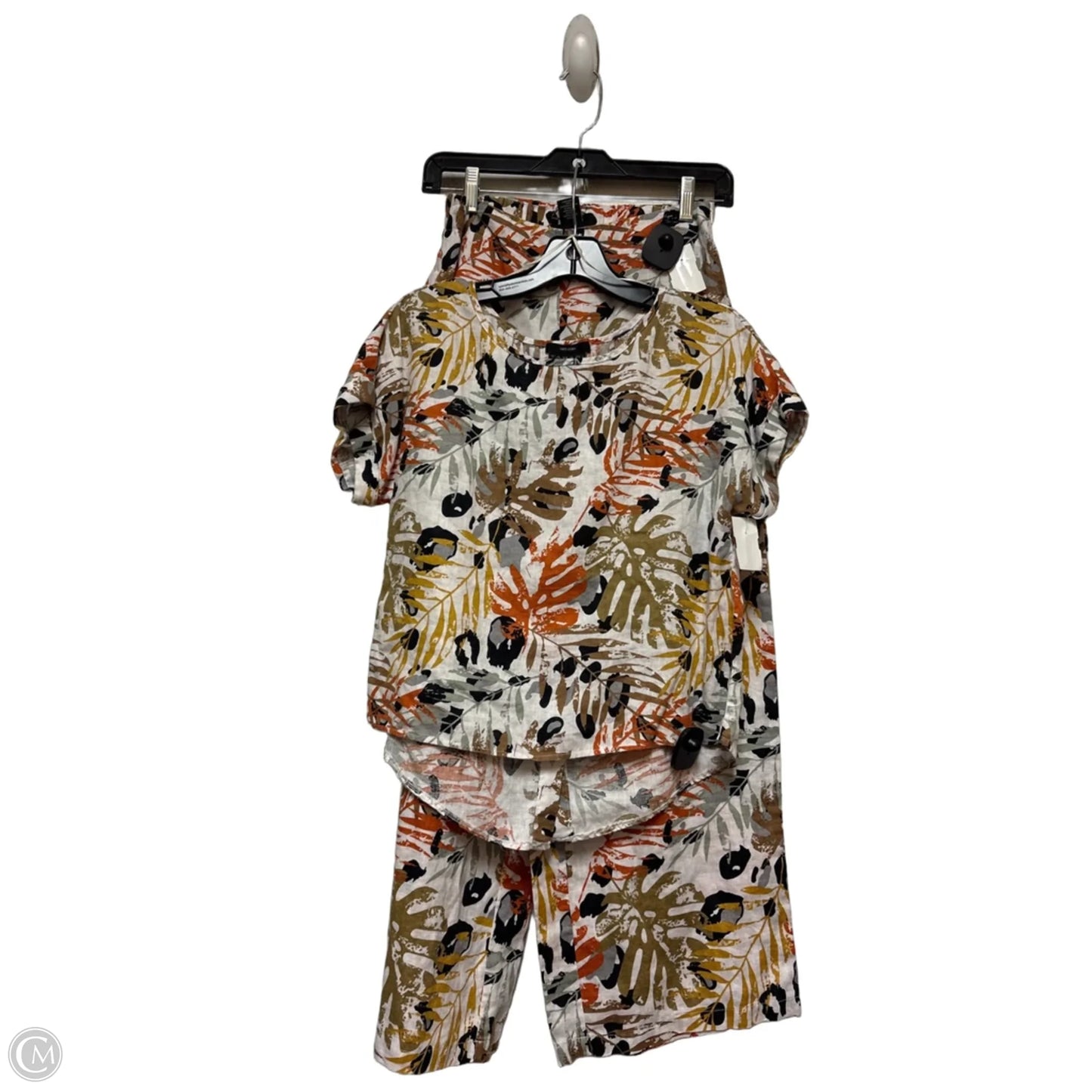 Pants Set 2pc By Tahari In Floral Print, Size: S