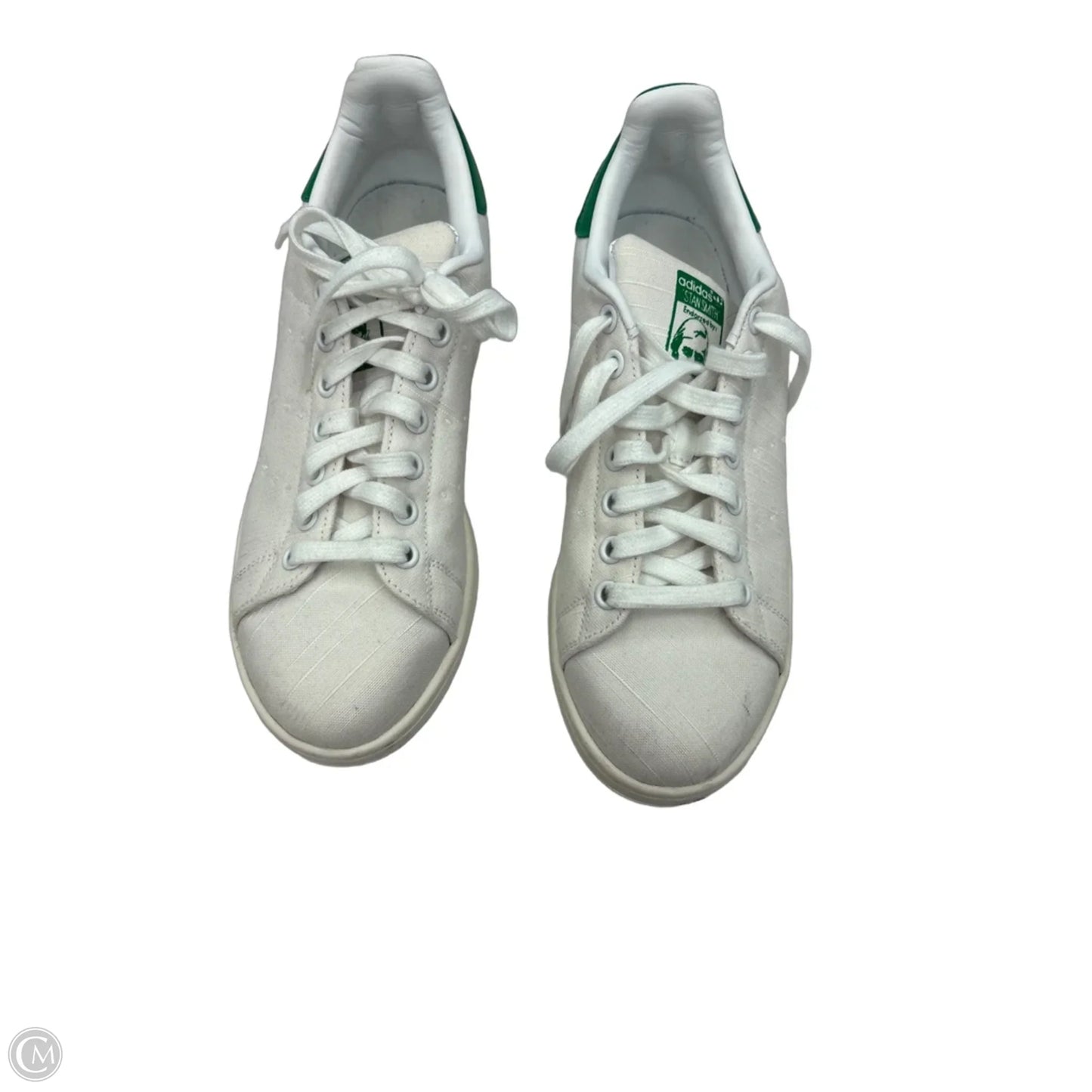 Shoes Sneakers By Adidas In Green & White, Size: 9