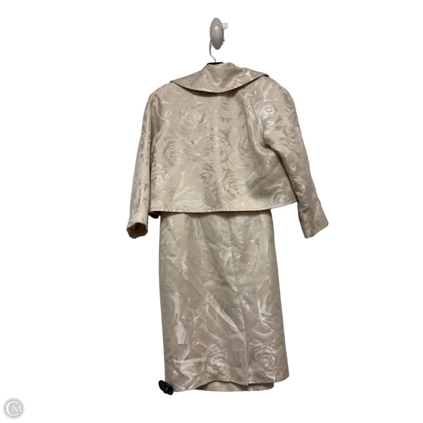 Dress Set 2pc By Tahari In Tan, Size: M