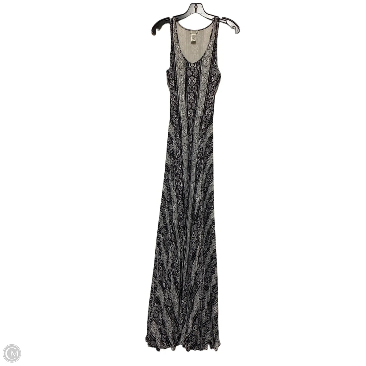 Dress Casual Maxi By Cache In Black & White, Size: Xs