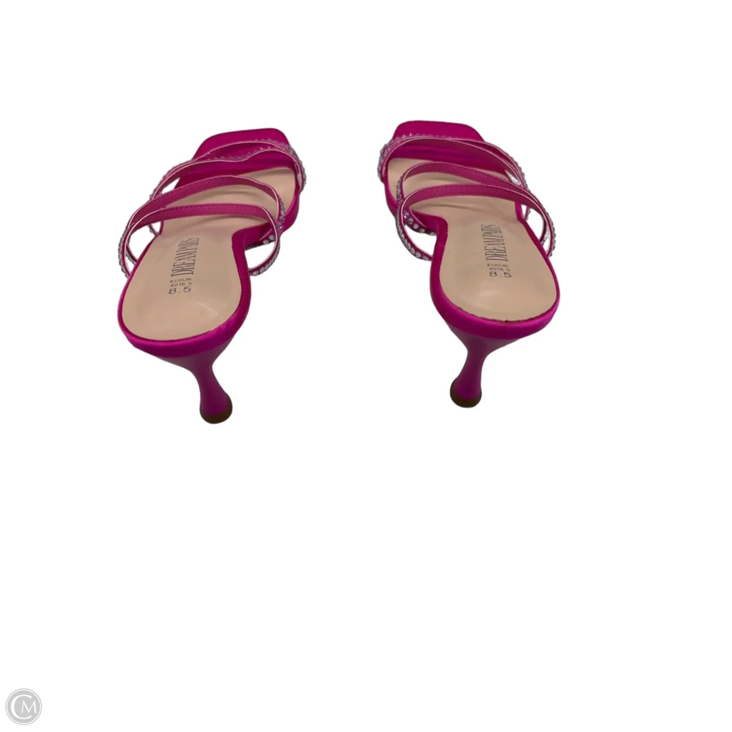 Sandals Heels Kitten By Dream Pairs In Pink, Size: 8.5