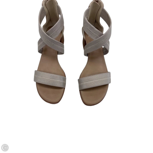 Sandals Heels Block By Donald Pliner In Tan, Size: 8