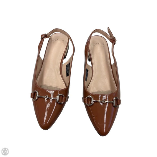 Shoes Heels Block By Jones New York In Brown & Tan, Size: 7.5