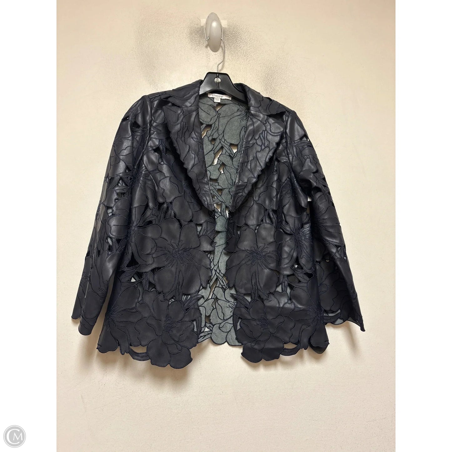 Jacket Other By Chicos In Blue, Size: Xs
