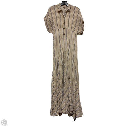 Dress Casual Maxi By Free People In Blue & Tan, Size: Xs