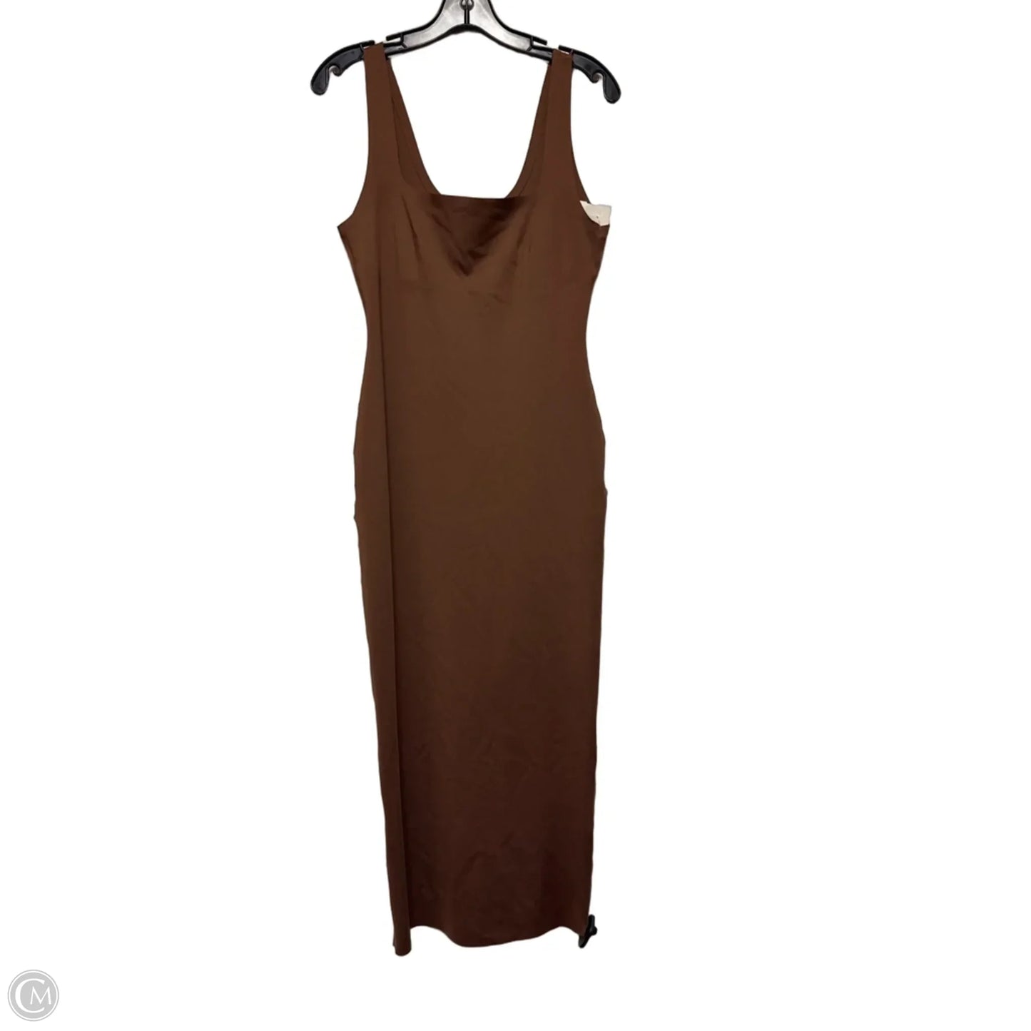 Dress Casual Maxi By Zara In Brown, Size: L