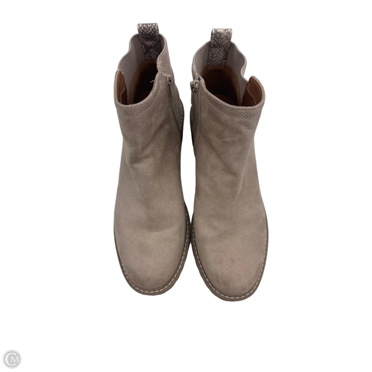 Boots Ankle Heels By Universal Thread In Tan, Size: 9