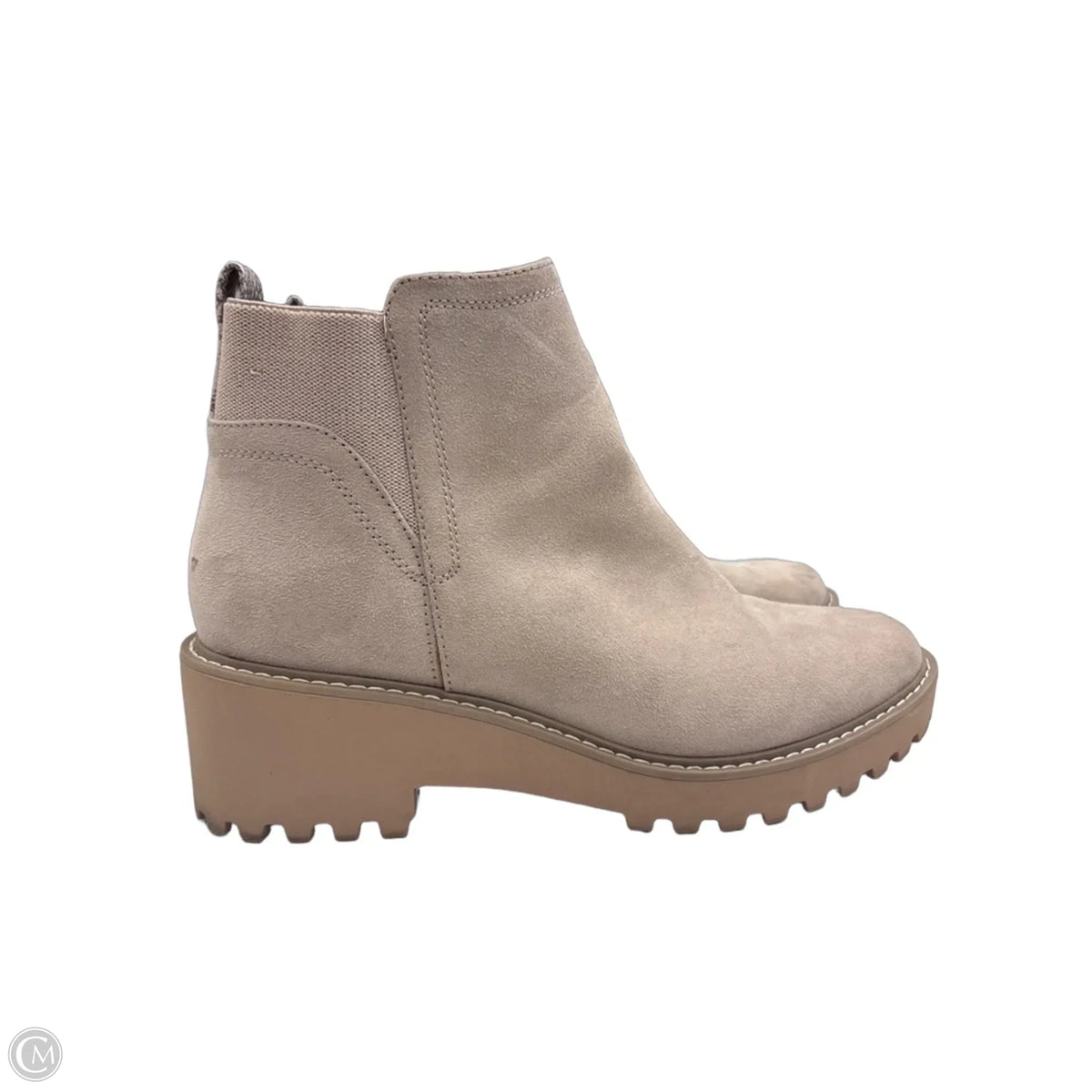Boots Ankle Heels By Universal Thread In Tan, Size: 9