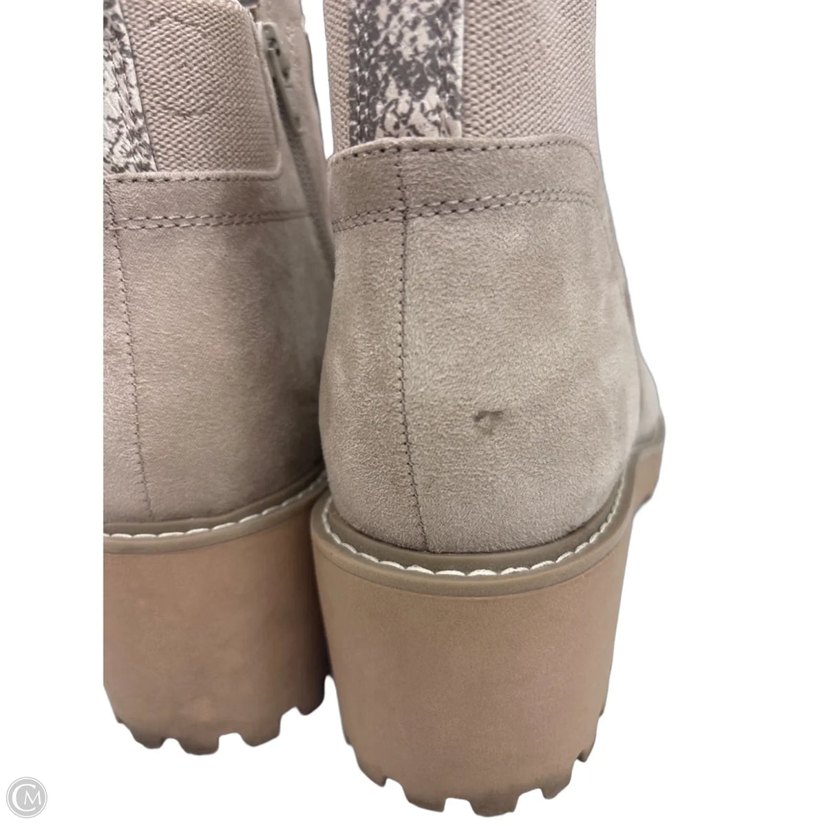 Boots Ankle Heels By Universal Thread In Tan, Size: 9