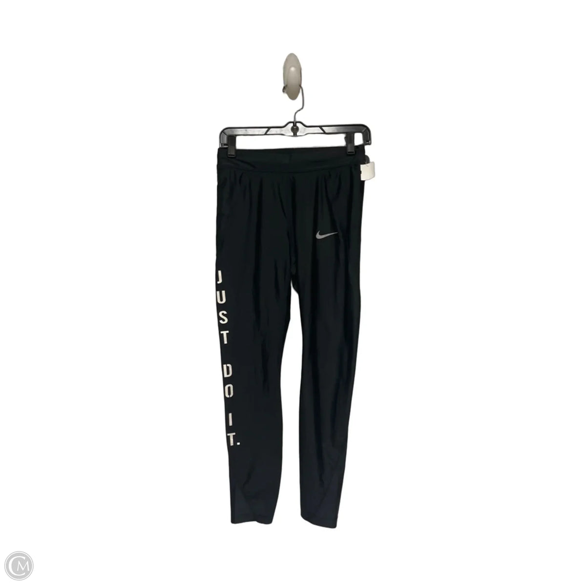 Athletic Leggings By Nike Apparel In Black, Size: M