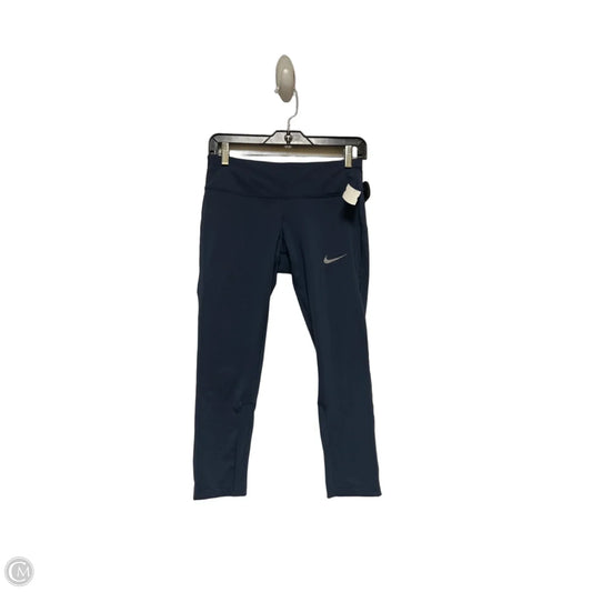 Athletic Leggings By Nike Apparel In Blue, Size: S