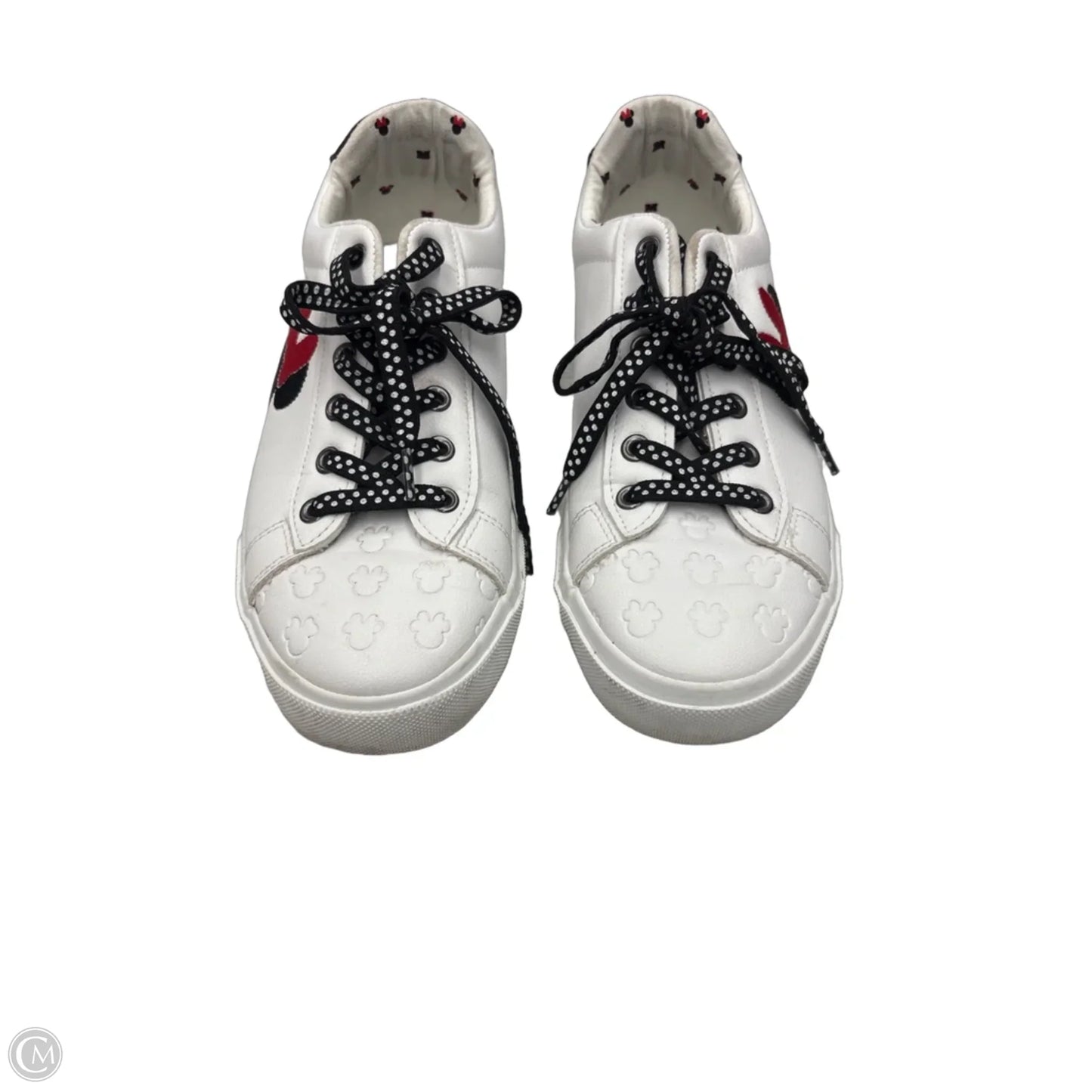 Shoes Sneakers By Disney In Black & White, Size: 9