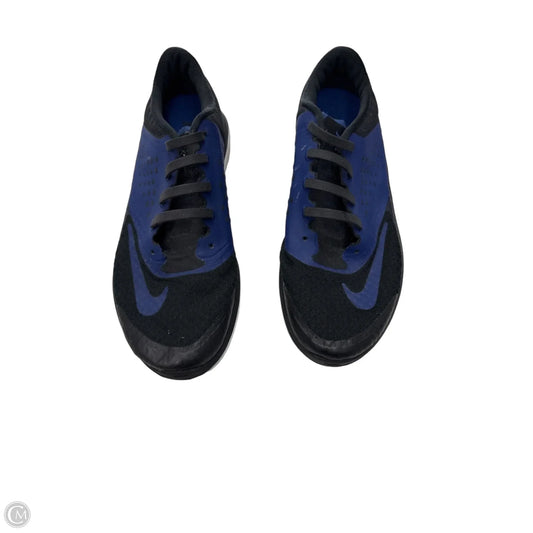 Shoes Athletic By Nike In Black & Blue, Size: 7.5