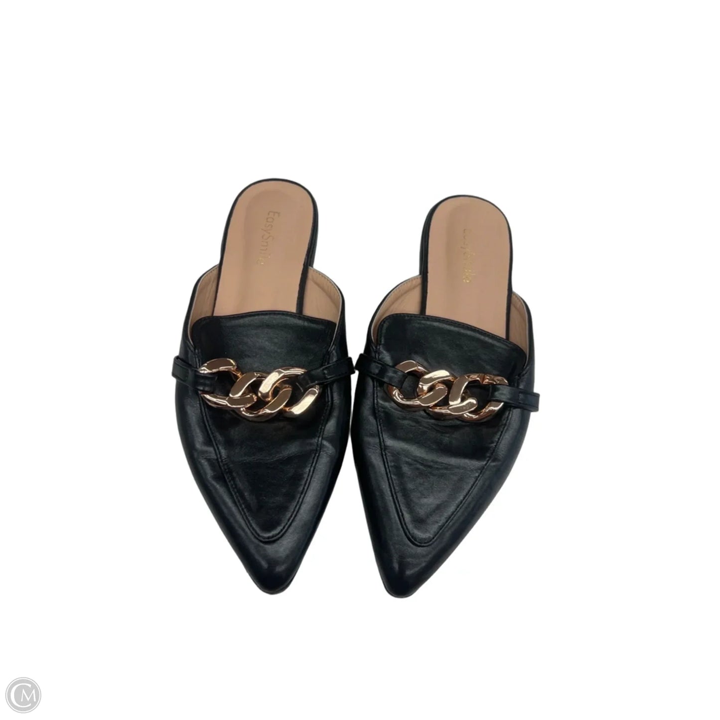 Sandals Flats By Clothes Mentor In Black, Size: 6.5