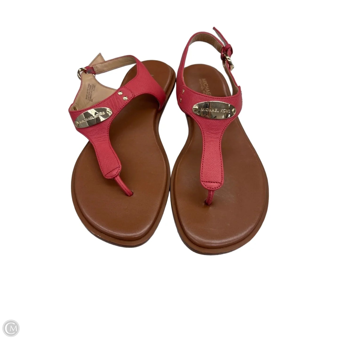 Sandals Flats By Michael By Michael Kors In Pink, Size: 8