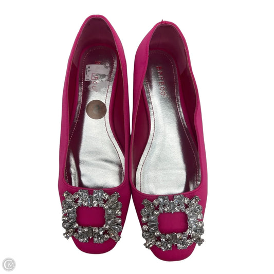 Sandals Flats By Bamboo In Pink, Size: 8