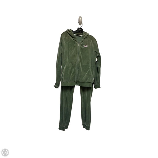 Pants Set 2pc By Puma In Green, Size: Xl