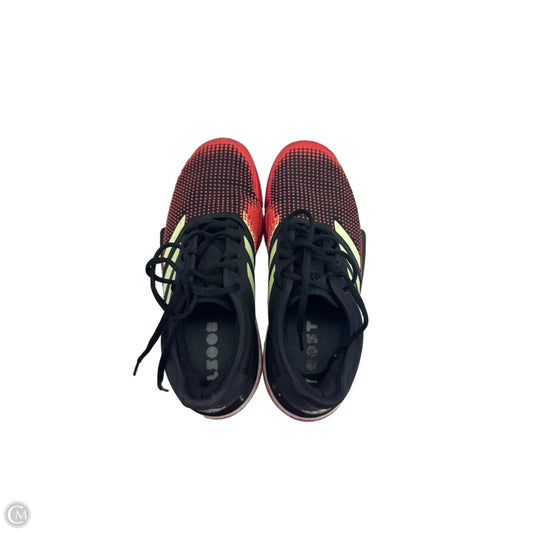 Shoes Athletic By Adidas In Black & Red, Size: 8.5